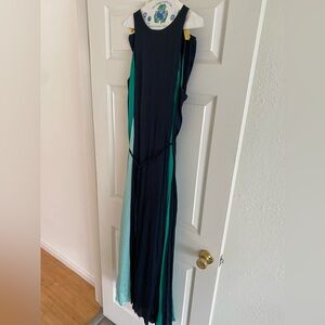Banana Republic Blue Striped Dress 8